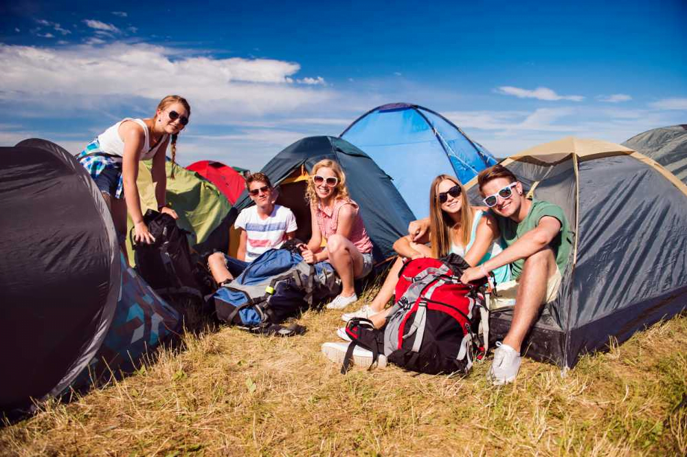 best camping spots for young adults